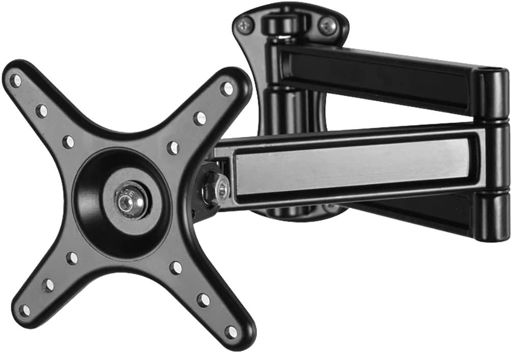 SGKOMN Universal Rotating Wall Mount Bracket for LCD Monitor TV Stand with Telescopic Folding Feature