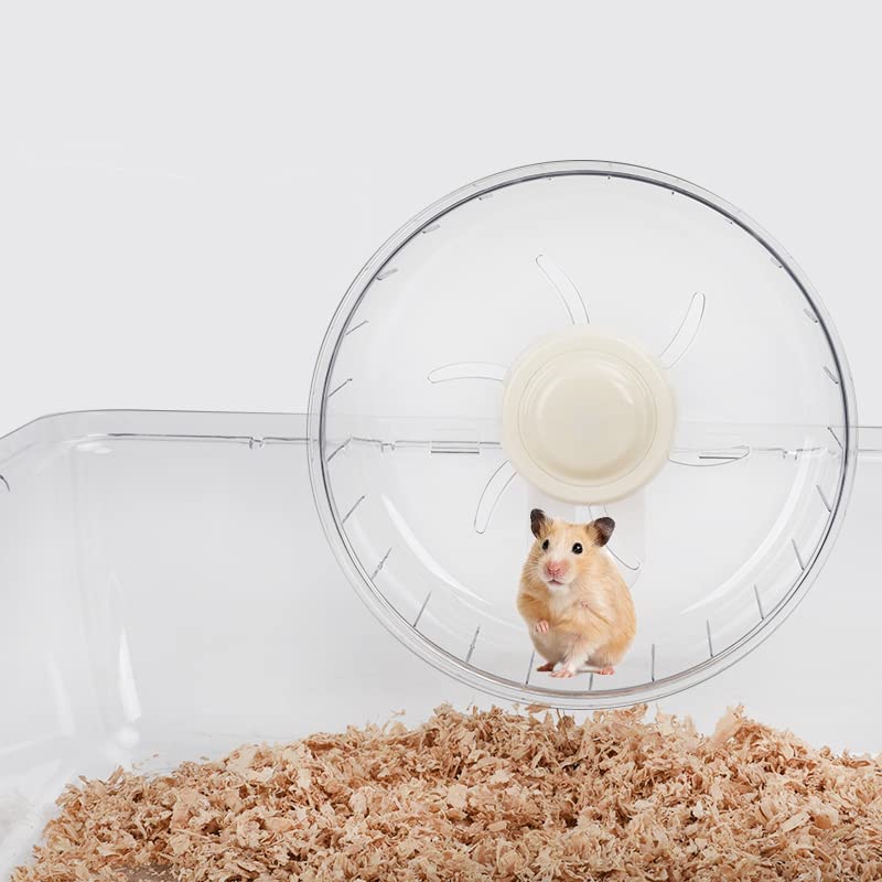 Roue d'exercice pour petits animaux – Roue de course silencieuse pour hamster, gerbilles, souris, hamster nain, hérisson, rat