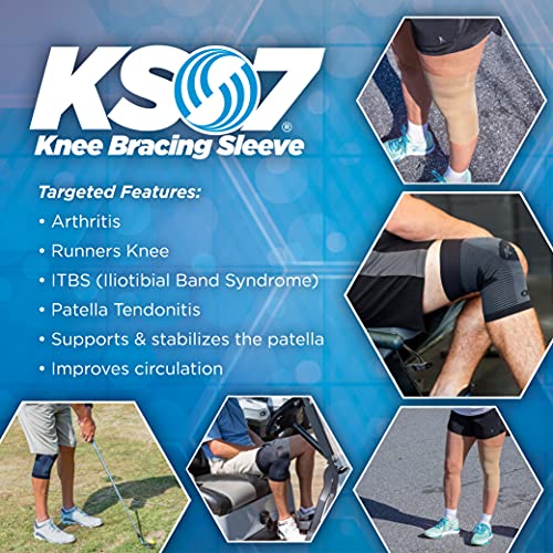Orthosleeve Knee Brace For Acl, Mcl, Injury Recovery, Meniscus Tear, Knee Pain, Aching Knees, Patellar Tendonitis And Arthritis (Large, Tan, Single) #TOP3