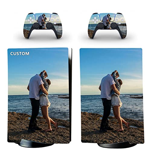 image for Langsun Custom Vinyl Skin Sticker Decal Cover for PS5 Digital Edition 