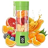 Maizoon Vaso Mezclador Verde Modelos Verticales USB de Carga Rápida Vaso Exprimidor Portátil Seis Cuchillas Rotación Rápida Exprimidor de Frutas y Verduras Vida Sana
