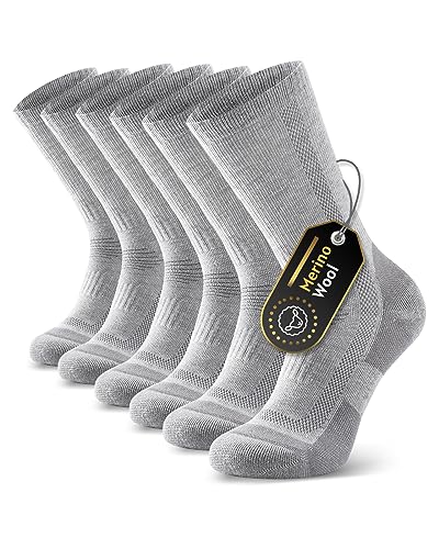 Chaussettes thermiques en laine mérinos de course à pied et travail hivernal