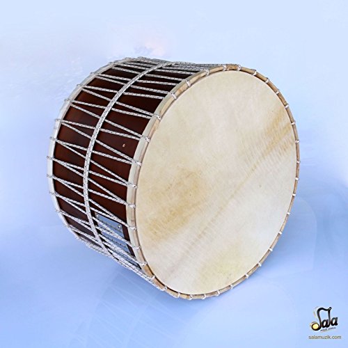 SALA MZIK ALETLERI Davul Drum ED 102 Walnut Wood Frame Drum with Case