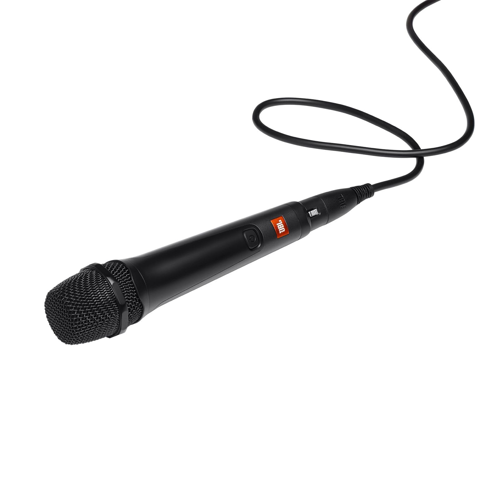 JBL PBM100 Microfono Dinamico Cardioide con Filo, per Voce, Canto, Karaoke, Compatibile con Altoparlanti JBL PartyBox , Alta Qualità, Cavo Jack 6,3 mm e Adattatore 3,5 mm, Nero
