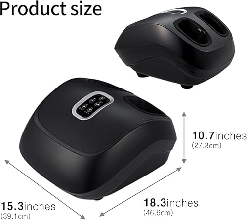 Miniatura 8 de Shiatsu - Masajeador de pies con calor, máquina masajeadora de pies con múltiples modos de masaje e intensidad de aire ajustable para uso doméstico