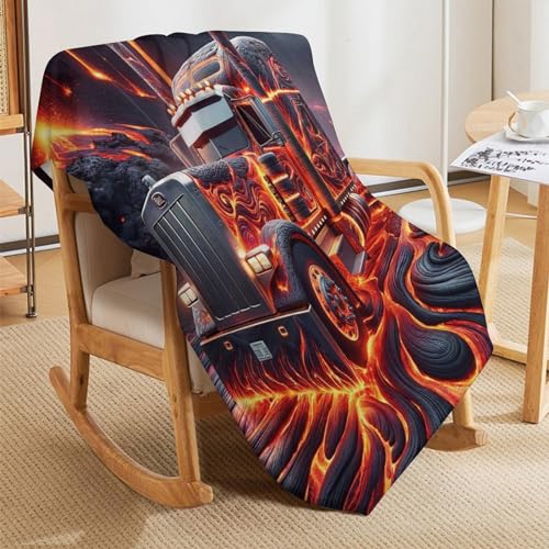 Couverture polaire camion grand format pour soir&eacute;e cocooning - 5