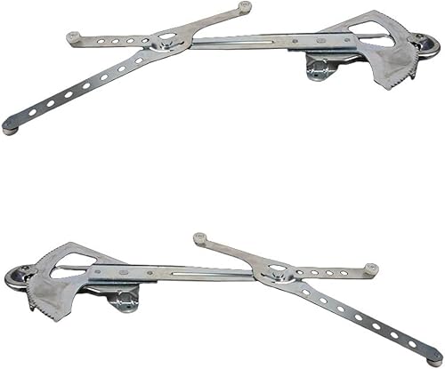 Miniatura 484 de TRQ Juego de elevalunas manual para el lado del conductor y del pasajero compatible con Chevrolet Tracker 1998 1989-1997 Geo 1989-1998 Suzuki