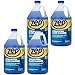 Zep Streak-Free Glass Cleaner - 1 Gallon (Case of 4) ZU1120128 - Professional Grade Formula that Cleans Dirt, Fingerprints, Grime, Smoke Haze, and Toothpaste on Windows, Mirrors, and Other Glass