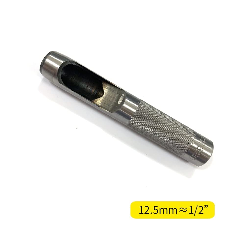 1 szt.1mm-20mm dziurkacz do skóry dziurkacz do skóry okrągły zestaw dziurkaczy narzędzia skórzane dziurkacz do paska skórzanego, 12,5 mm