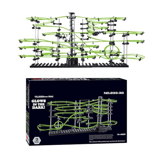 Juego De Pista Y Carreras Marble Maze, Juego De Construcción De Laberintos Mármol Para Niños - Pistas De Canica Alimentadas Por Batería,Juego Educativo De Carreras De Montañas Rusas De Mármol Para