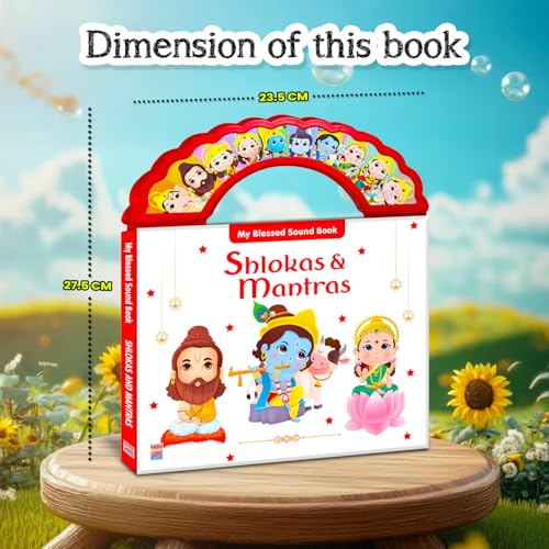 Image of Shloka and Mantras Sound Book for Kids | India's First Hindu Mythology Musical Toy of Indian Gods Goddesses | Spiritual Learning Picture Sound Book