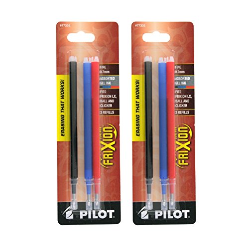 4PACK Recambios Pilot FriXion Plumas Gel Negra miniatura 2
