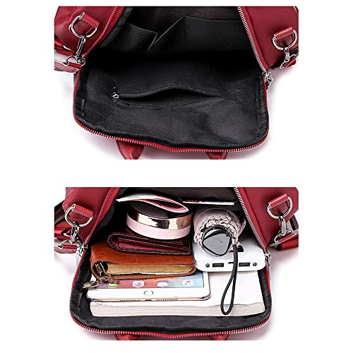 Mochila anti furto oxford urbanity lady impermeável Vermelho