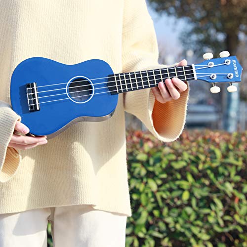 Huawind Kids Ukulele, 21 Inch Soprano Ukulele For Beginners, Hawaii Kid Guitar Four String Wood Uke Children Ukulele With Gig Bag (Navy Blue) #TOP6