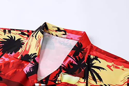 Image of SANGTREE Family Matching Hawaiian Outfits , Casual Beach Travel Clothes ,Vacation Clothing Set for Women & Men & Girls & Boys