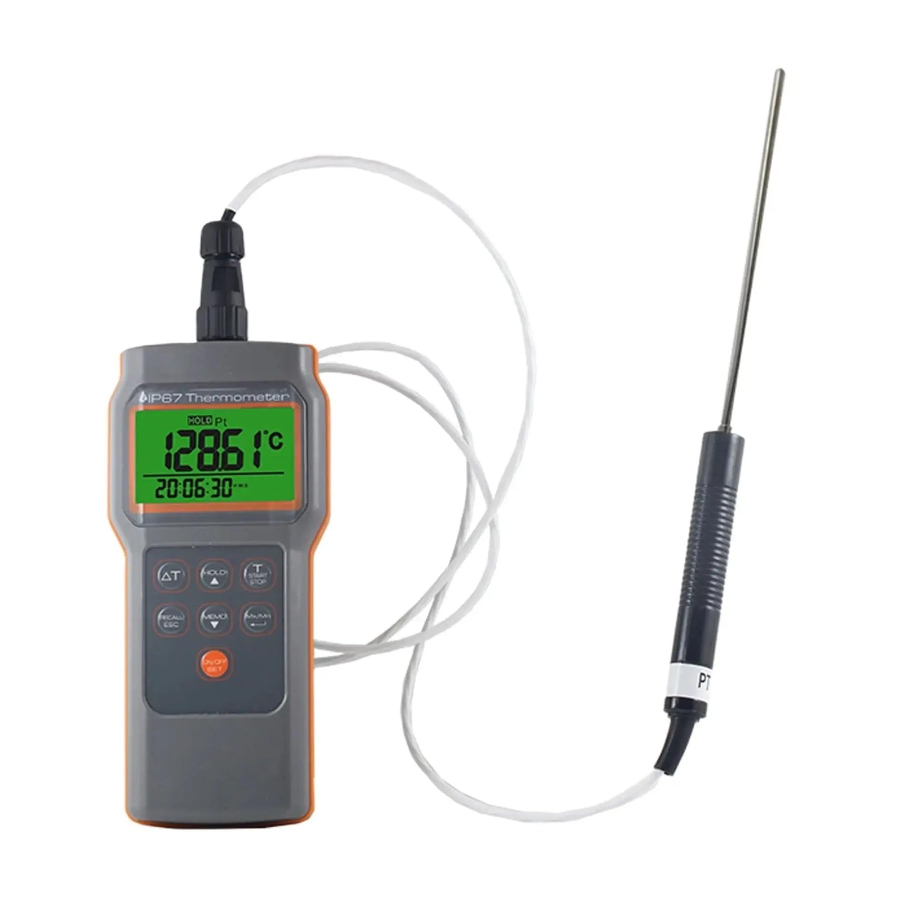 Termometro digitale a resistenza ad alta precisione AZ8821 ±0,15℃ Termometro da cucina impermeabile IP 67 Ampie applicazioni