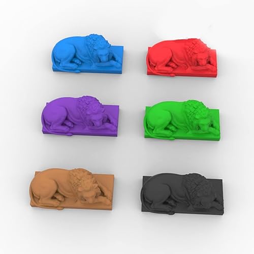 Miniatura 3 de Moldes de silicona de estatua de león 3D, moldes de aromaterapia para hacer velas de bricolaje, moldes de chocolate para pasteles, moldes de resina