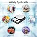 ANPOOZ Magnetic Stirrer with 4 PCS Stir Bars, Stir Plate 3000RPM Magnetic Mixer 3000mL Lab Stirrers (No Heating)