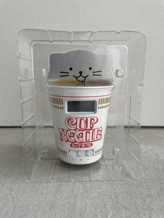カップヌードル 目覚まし時計 ニャラーム 日清食品 : ニャラーム