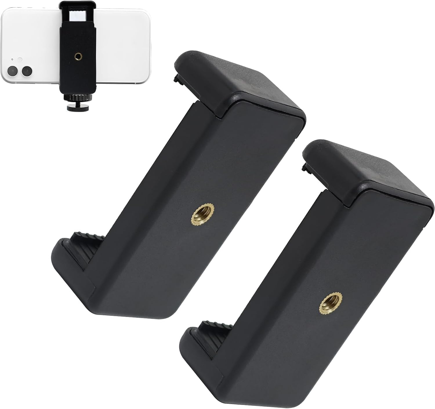 CERLINK Universal Monopod Holder Clip for Mobile Camera Holder and Tripod Mount Holder-Black (Pack of-2)-picture-10