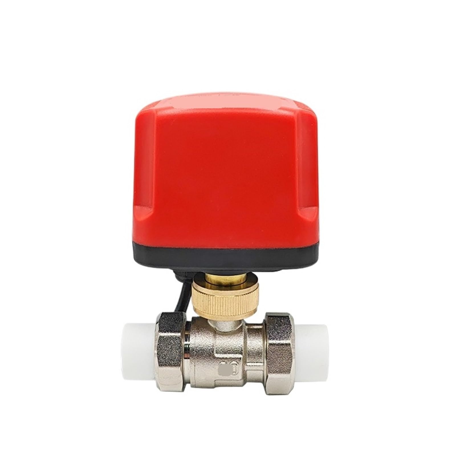 Vanne d'eau électrique PPR50 de 24VDC avec raccordement double union CR04