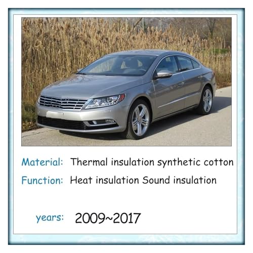 Coussin d'isolation pour VW Passat CC 2009-2017 tapis de capot moteur - 4