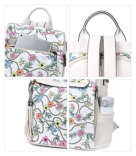 Image of BROMEN Backpack Purse Leathe Backpack for Women Anti-theft Bookbag Purse Fashion Shoulder Handbag Backpack Women