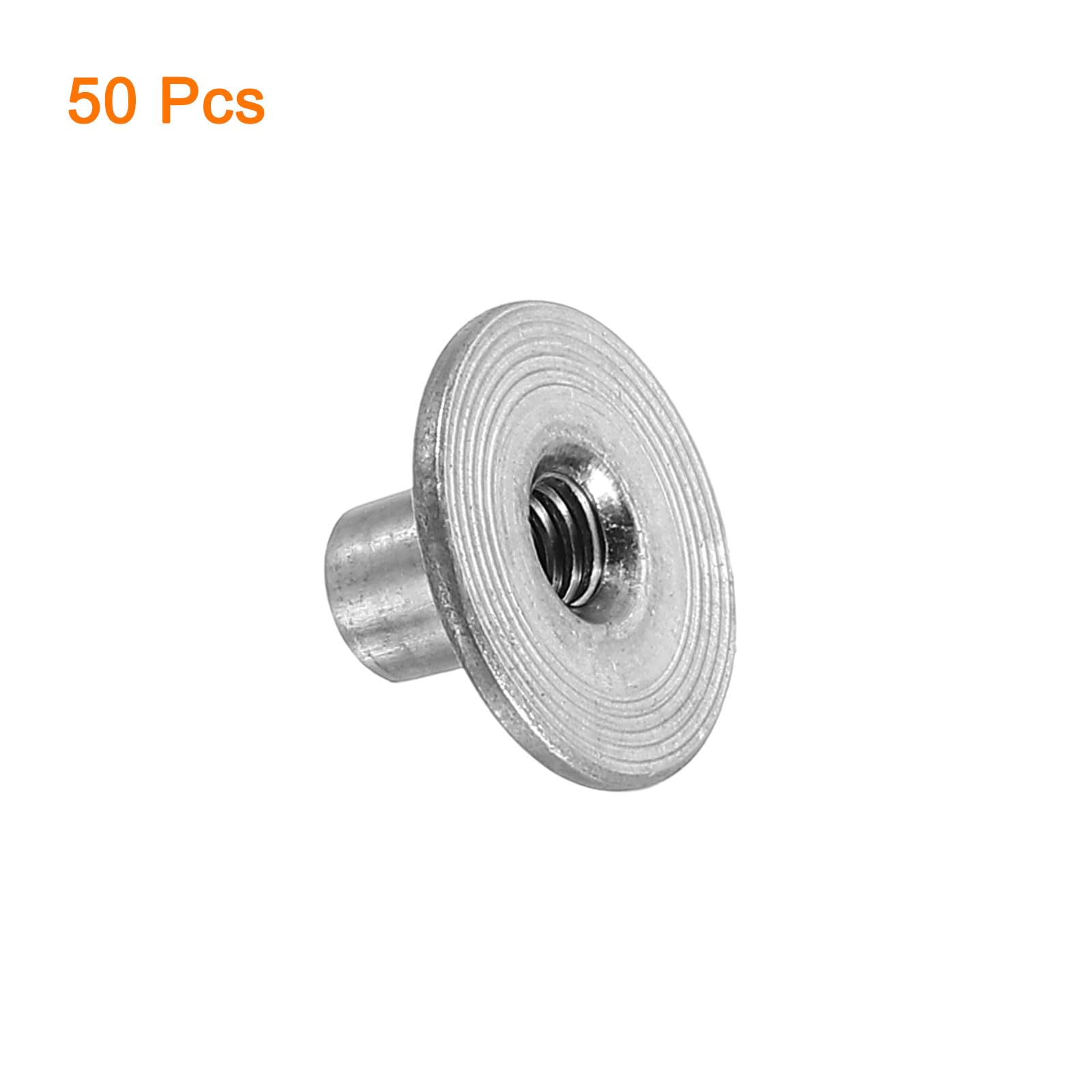 Dadi A T Con Foro Brad M12 - 15 Pezzi | Per Mobili In Legno, Gambe Tavoli, Fissaggi Robusti - Foto 3