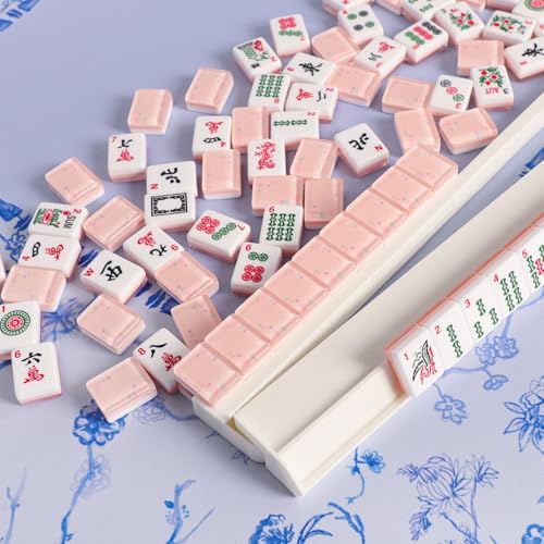 4 Racks con Pusher para Mahjong, Blanco miniatura 7