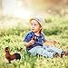 LC JoyCre Rooster Toys Rooster Figurine Toy Animal Figurines for Toddlers Preschool Animals Figures Eduactional Project Diorama Model Toy for Kids