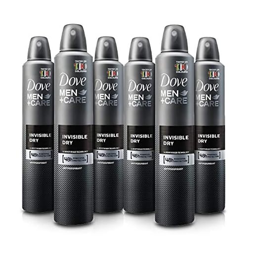 6 Cans of Dove Men+Care Invisible Dry 150ml Anti-Perspirant Anti-Transpirant Spray