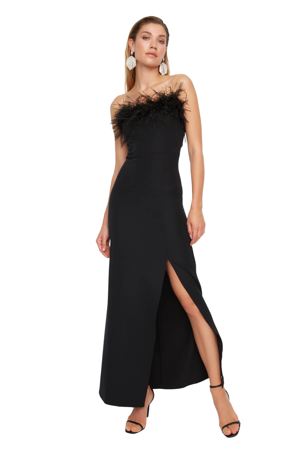 Trendyol Women Maxi Bodycon Fitted Woven Evening Dress