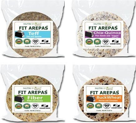 FIT AREPAS- VARIETY PACK (4 PACKS)( 20 UNITS)