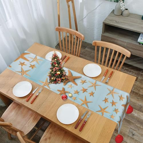 Chemin de table macramé pour sublimer une table terne avec pompons et étoile de mer - 8