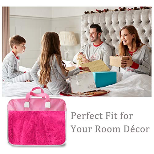 Sleepwish Rose Red Plush Duvet Cover Set – Faux Fur Bedding, Twin, Full, Queen, And King Size – Bedding Set With Blanket Cover And Two Pillow Shams – Ultra Soft And Comfortable – Cute Room Decor #TOP3