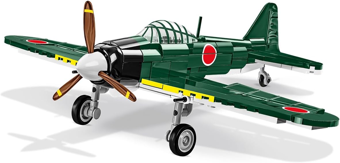 COBI Kobi Block Zero Fighter A6M2 Zero Fighter Japanese Navy Fighter Aircraft Model 1/48 Scale 166 Pieces [MADE IN EU] Genuine Product 5861