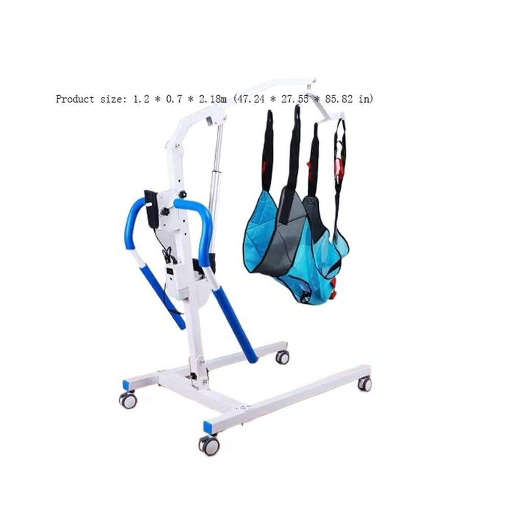 Andador para Ancianos Máquina de traslado de Pacientes con Reposo en Cama Ajustable, Silla elevadora de traslado de enfermería Multifuncional Andador Ligero