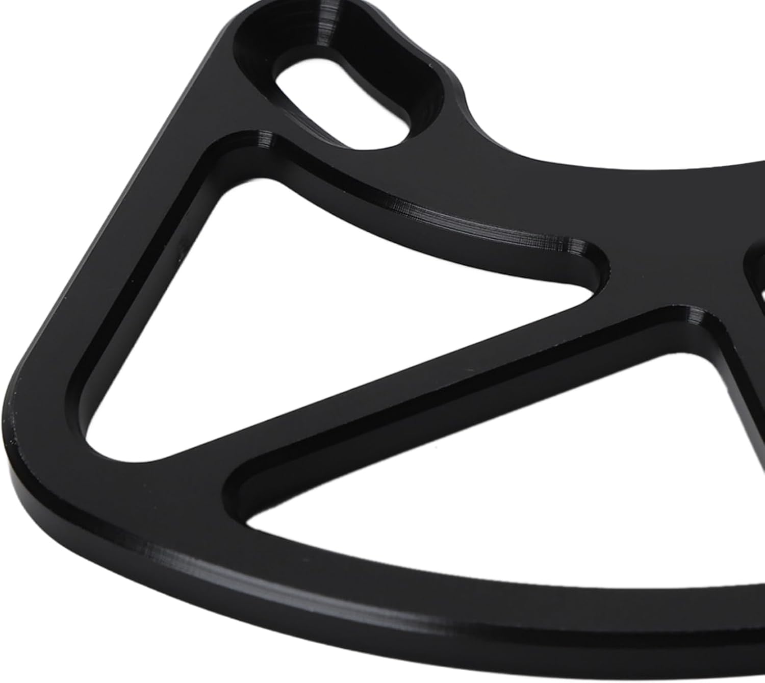 Bash Guard, Solid Chain Guard Impact Easy To Install for 22T‑46T Chainrings (Black)