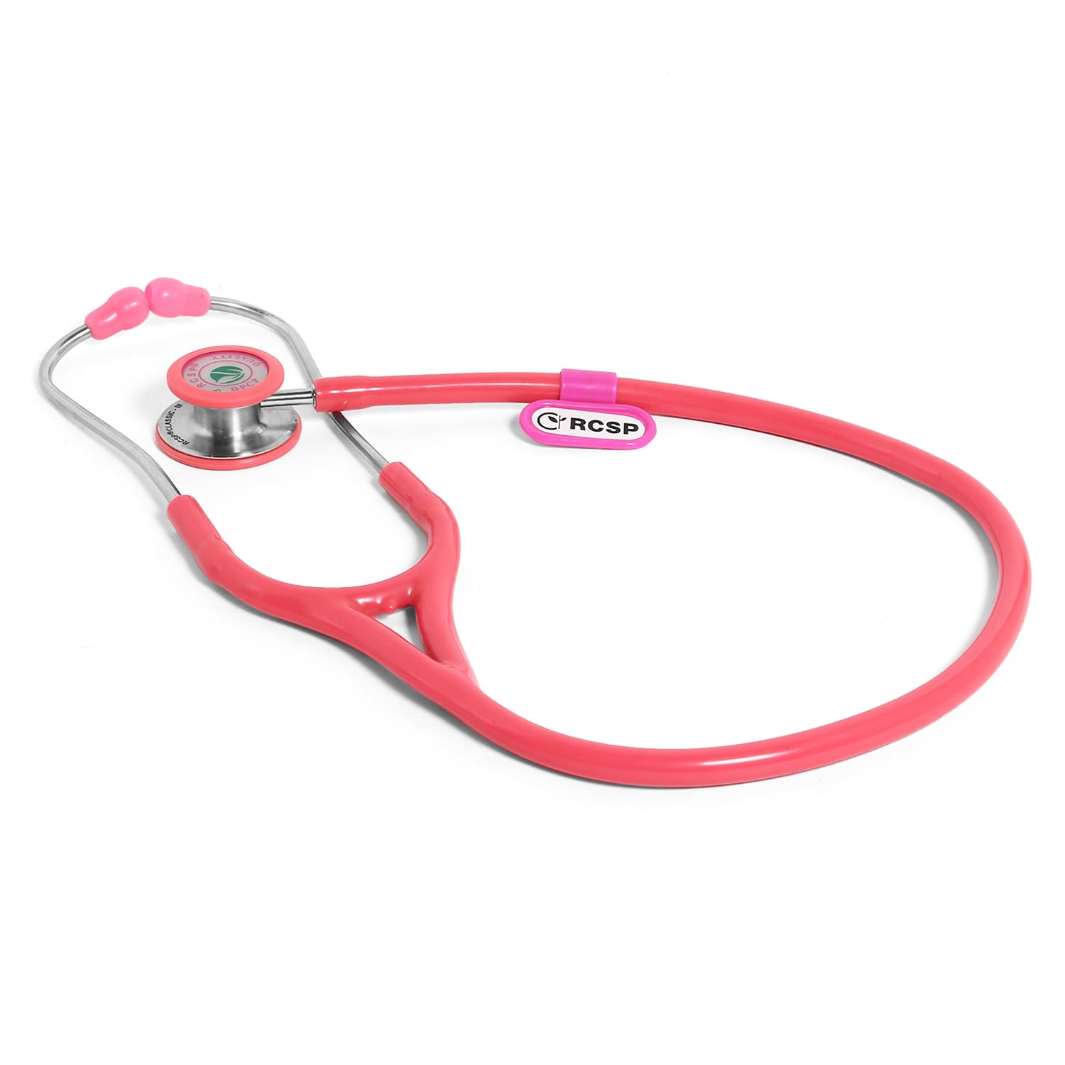 RCSP Classic III Dual Head Stethoscope for doctors and medical students Versatile, High Acoustic Sensitivity, Durable, and Comfortable for Medical Professionals Stethoscope (PINK)