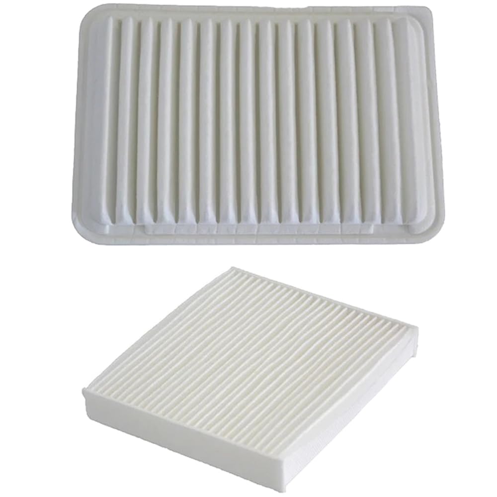 Filtr Powietrza Kabinowego dla Toyota Camry XV40 XV50, dla Lexus ES240 ES250, 20,9x19x2,9cm 2 szt. Filtr powietrza samochodowego Filtr kabinowy 1780128030/8713906060