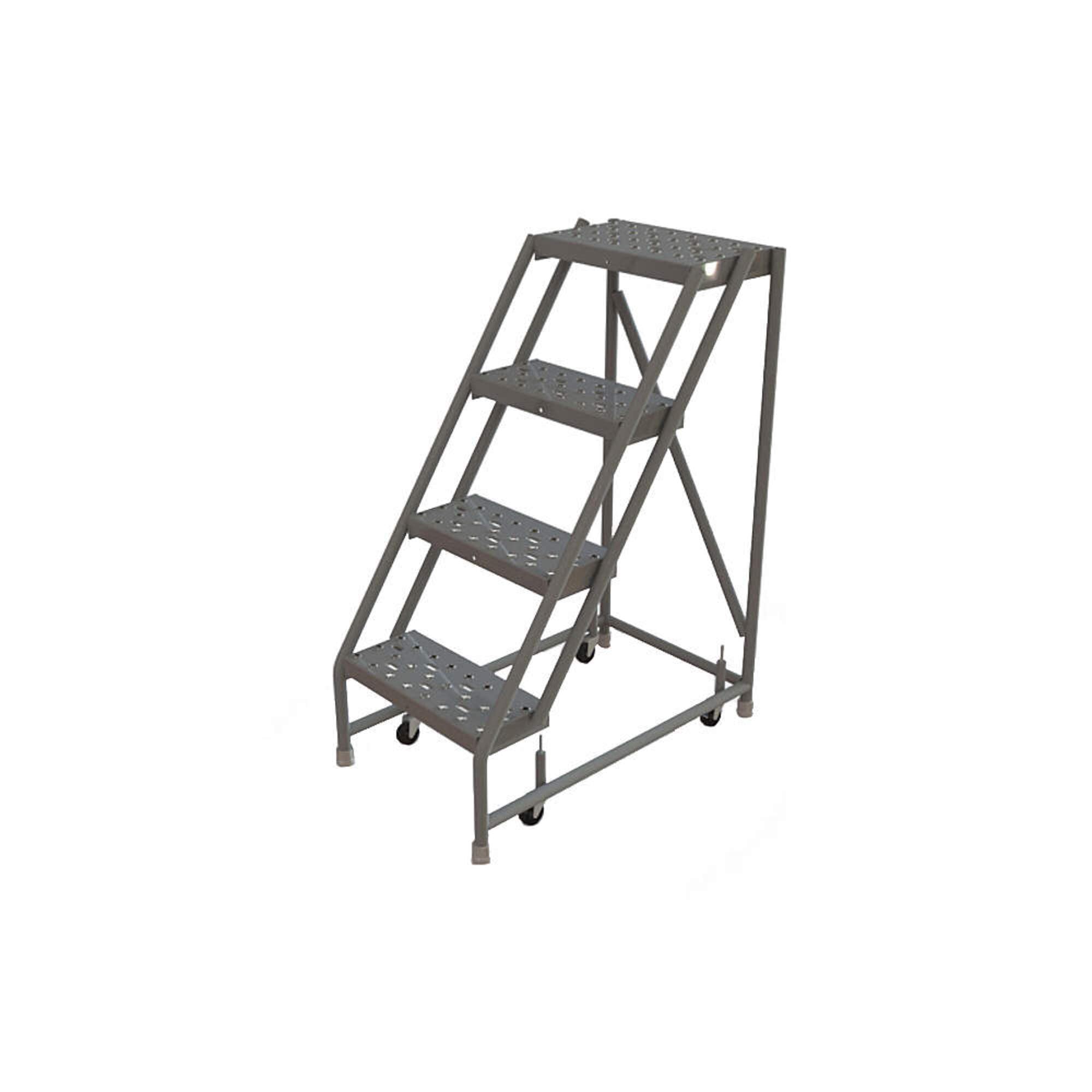 Tri Arc 4-Step / Perforated Tread / 16-inch Wide Step Step Ladders