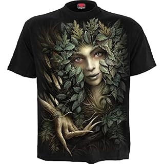Spiral – Woodland Queen – T-Shirt – Noir - Les Beatles, Paul McCartney, John Lennon, RIngo Starr, George Harrison