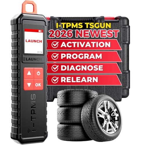 LAUNCH X431 i-TPMS TS Gun Reifendruck-Detektor, Aktivieren/Neu Lernen/Programm Reifendrucksensoren, RDKS-Diagnosetool Arbeit mit X431 V+/PROS V/PAD VII(Kann allein über i-TPMS APP verwendet Werden)