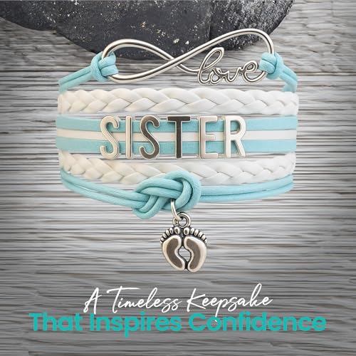 Infinity Collection Sister Bracelet -Sister Jewelry- Sister Charm Bracelet, Big Sister Bracelet for Girls- Gift for Sisters3