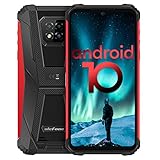 Écran 6,1 Pouces 4Go+64Go Octa-Core Telephone Portable 4G, Ulefone Armor 8 Smartphone Incassable Androud 10 5580 mAh IP68 / IP69K étanche Antichoc, Double SIM Débloqués Smartphone GPS OTG NFC (Rouge)