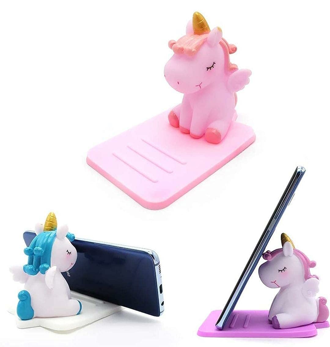 Unicorn Mobile Holder for Kids (1 Pcs) - Stylish Multicolor Silicon Stand for Girls - Birthday Return Gifts-picture-27