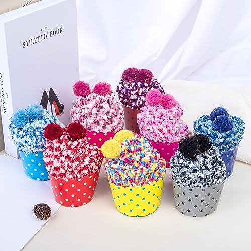 Kotashion Donna Inverno Calze Calzini Regalo Natalizi Ragazza Cupcake Calzini Termici Divertenti AccessoriRegali di compleanno di San Valentino e Festa della Mamma in vari colori Calze