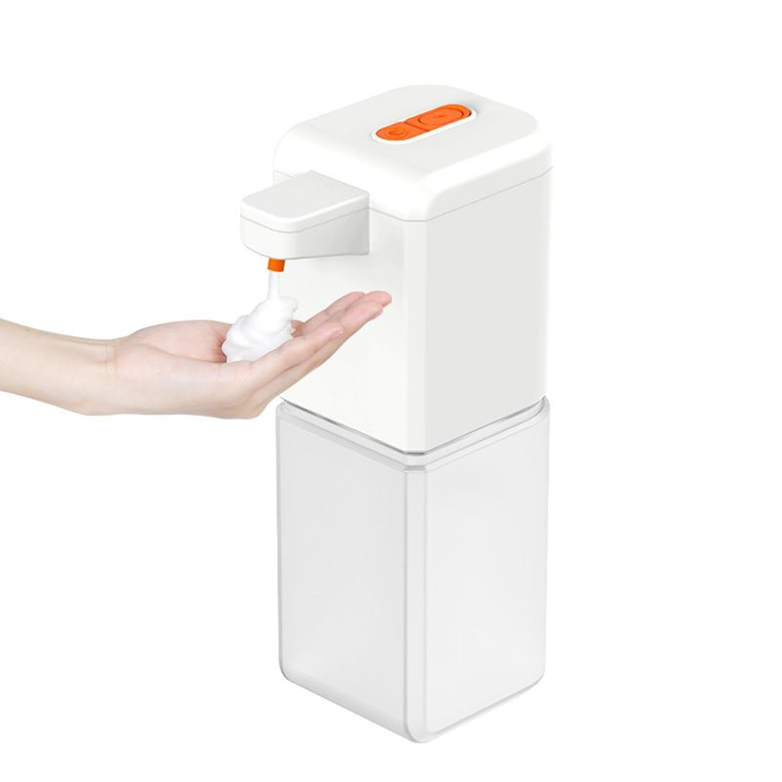 Automatyczny dozownik mydła w piance, 480 ml, do montażu na ścianie, elektryczna pompa piankowa z czujnikiem do kuchni i łazienki, ładowany przez USB, dozownik mydła w płynie bez użycia rąk