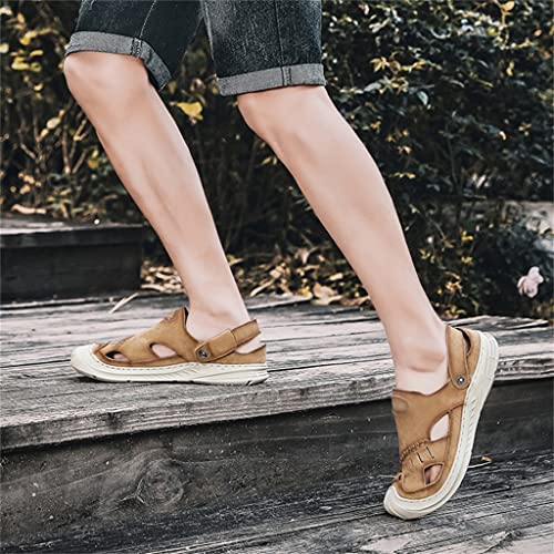 Men Sandals Leather Hiking Climbing Water Trekking Outdoor Sneaker Beach Fishing Non-slip Water3