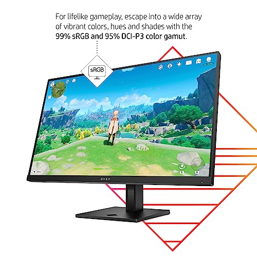 Image of HP: OMEN 27 inch FHD 165Hz Gaming Monitor - OMEN 27